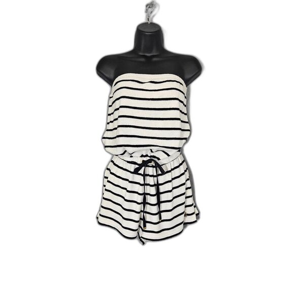 VTG Juicy Couture Terrycloth Sleeveless Romper Swim Cover Sz Small - Picture 1 of 4